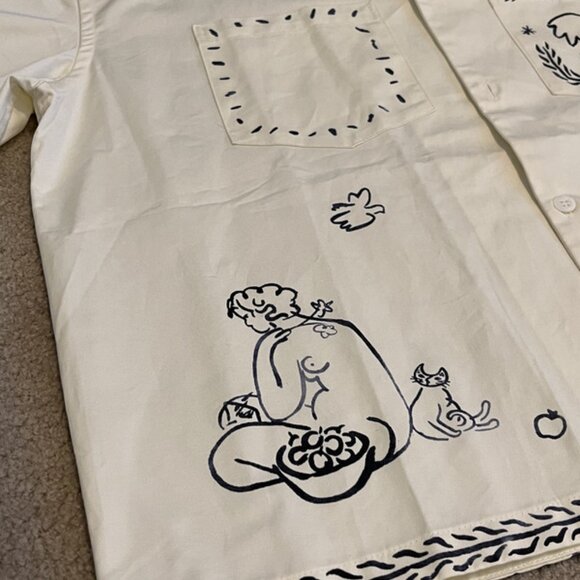 Aime Leon Dore Lesvos Cropped Camp Shirt [Brand New] - Picture 7 of 13